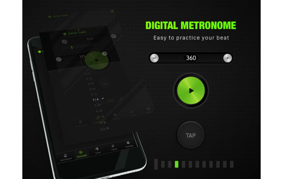 Guitar Tunio Is The Best Metronome For Bass Guitar 1