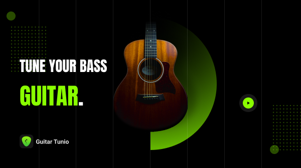 Tune your bass with Guitar Tunio