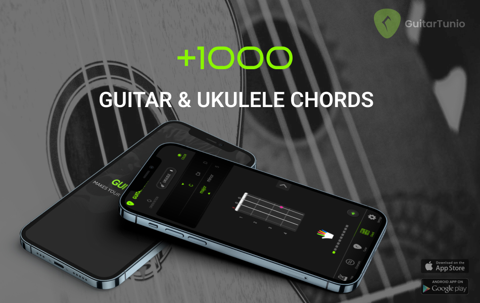+1000 guitar & ukulele chords