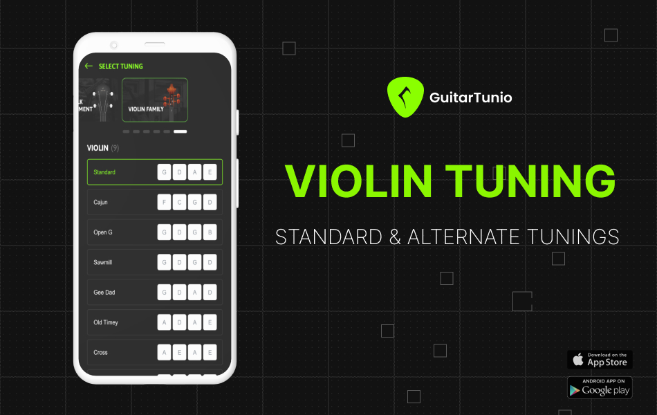 All violin tunings