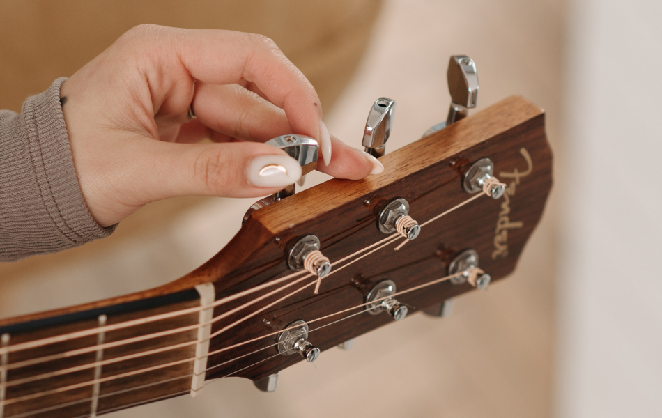 Ensure your guitar is in tune
