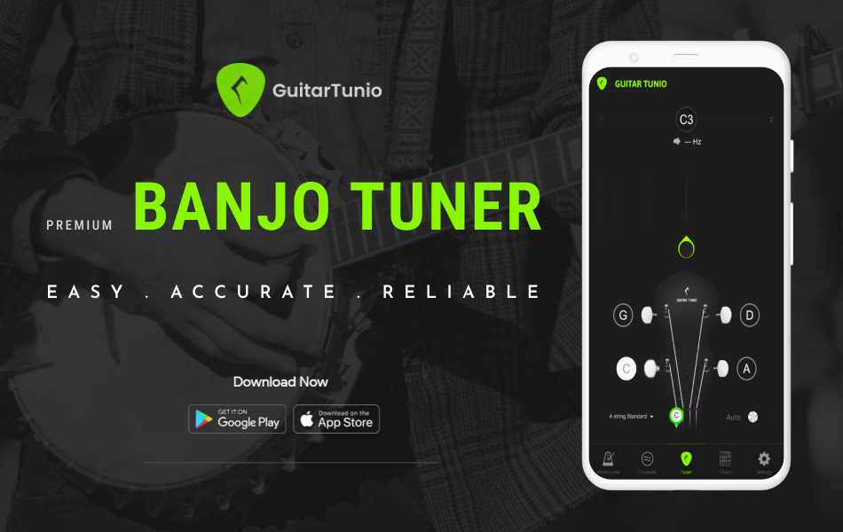 Guitar Tunio - the best banjo tuner app