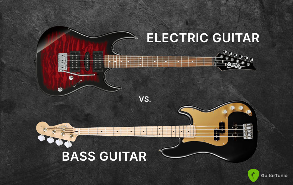 Electric guitar vs Bass guitar