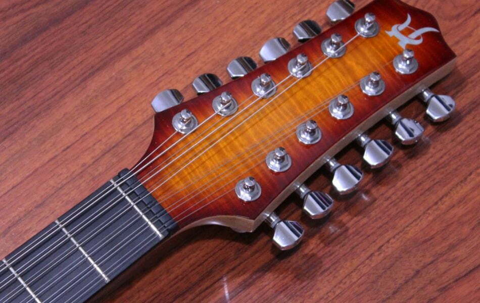 Tuning 12-string guitar is more challenging