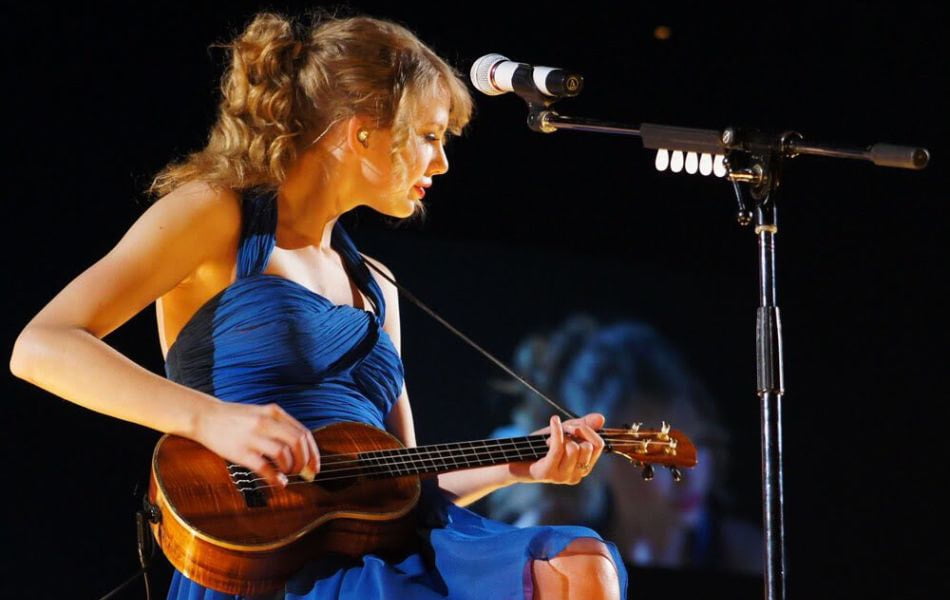 Taylor Swift is a talented artist and famous ukulele player