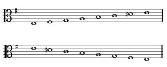 E Harmonic Minor - Alto Clef