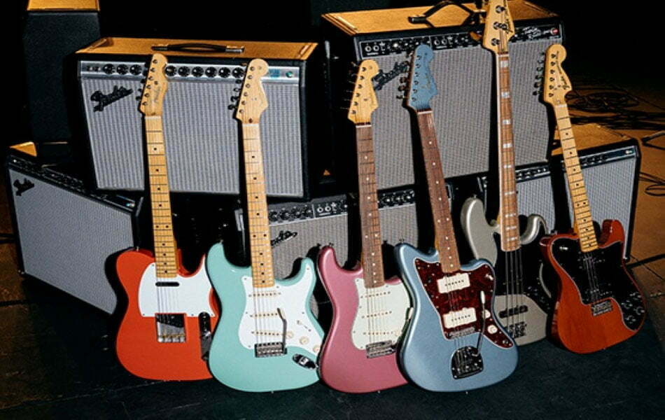 Fender guitars play an important role in rock history