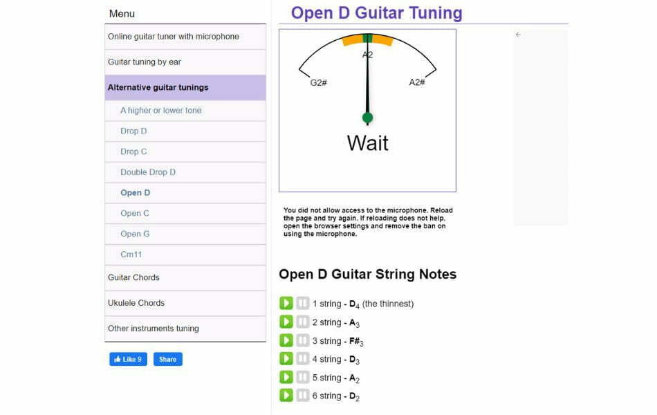 Tuner-Online: website for tuning