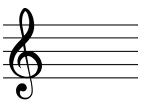 Signature of the A minor scale