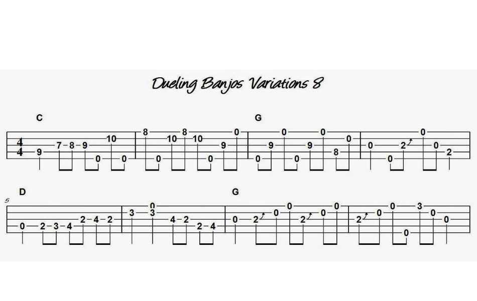 What are dueling banjos chords?