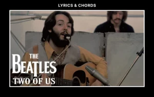 Chords To Two Of Us By The Beatles Wp