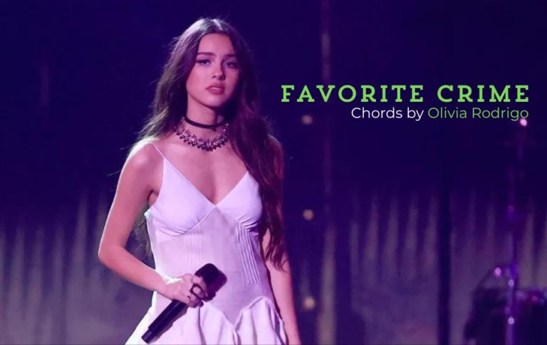 Favorite Crime Chords By Olivia Rodrigo