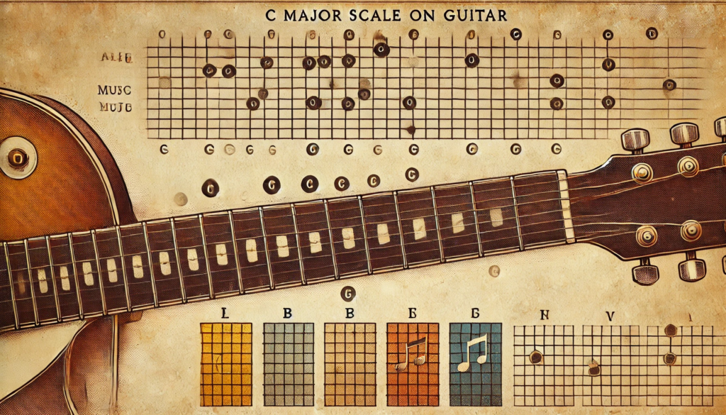 C Major Scale on Guitar