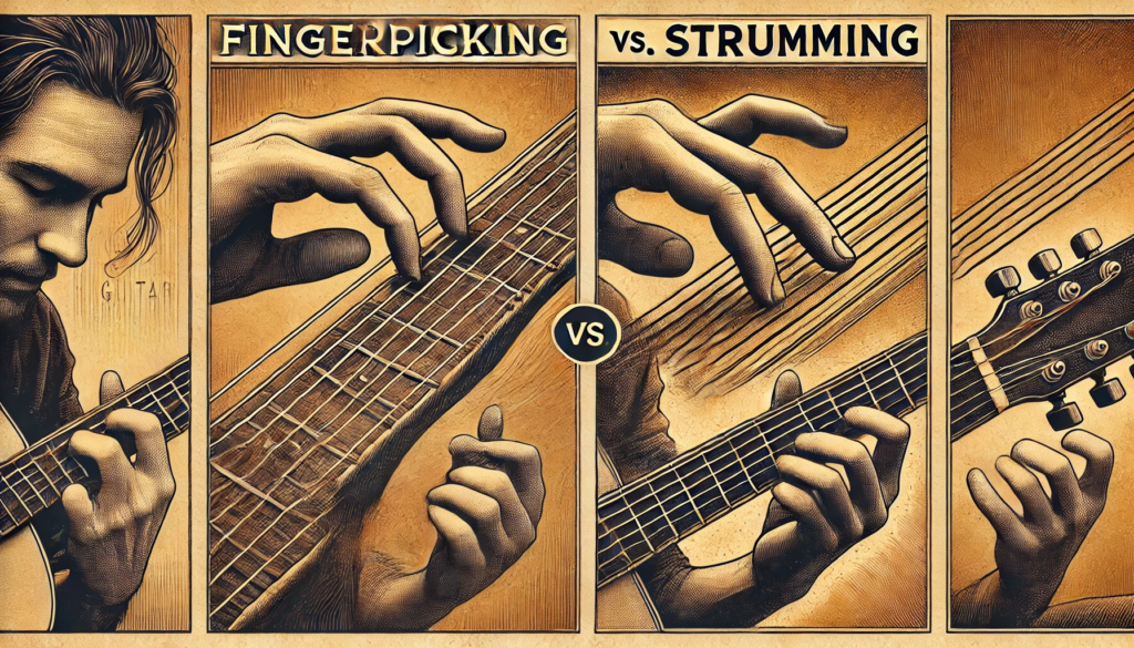 Fingerpicking vs. Strumming
